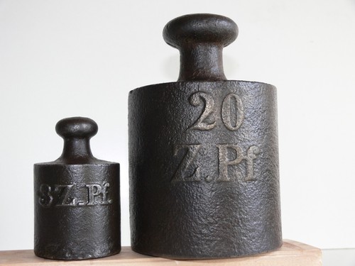 Alte gewichte gusseisen - gusseisen, 20