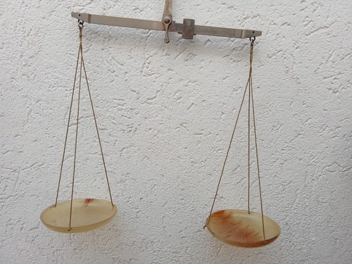 Antike goldwaage münzewaage - ,