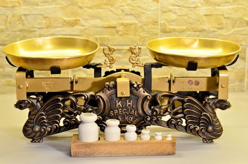 Alte krämerwaage tafelwaage - krämerwaage,,