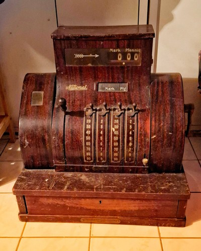 Antike registrierkasse auch - antike,