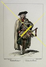 Alter kolorierter Stich