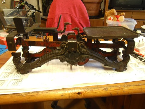 Ekz alte balkenwaage 5kg - balkenwaage,
